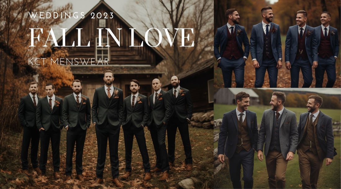 KCT Menswear: Navigating Fall and Winter Wedding Fashion with Elegance