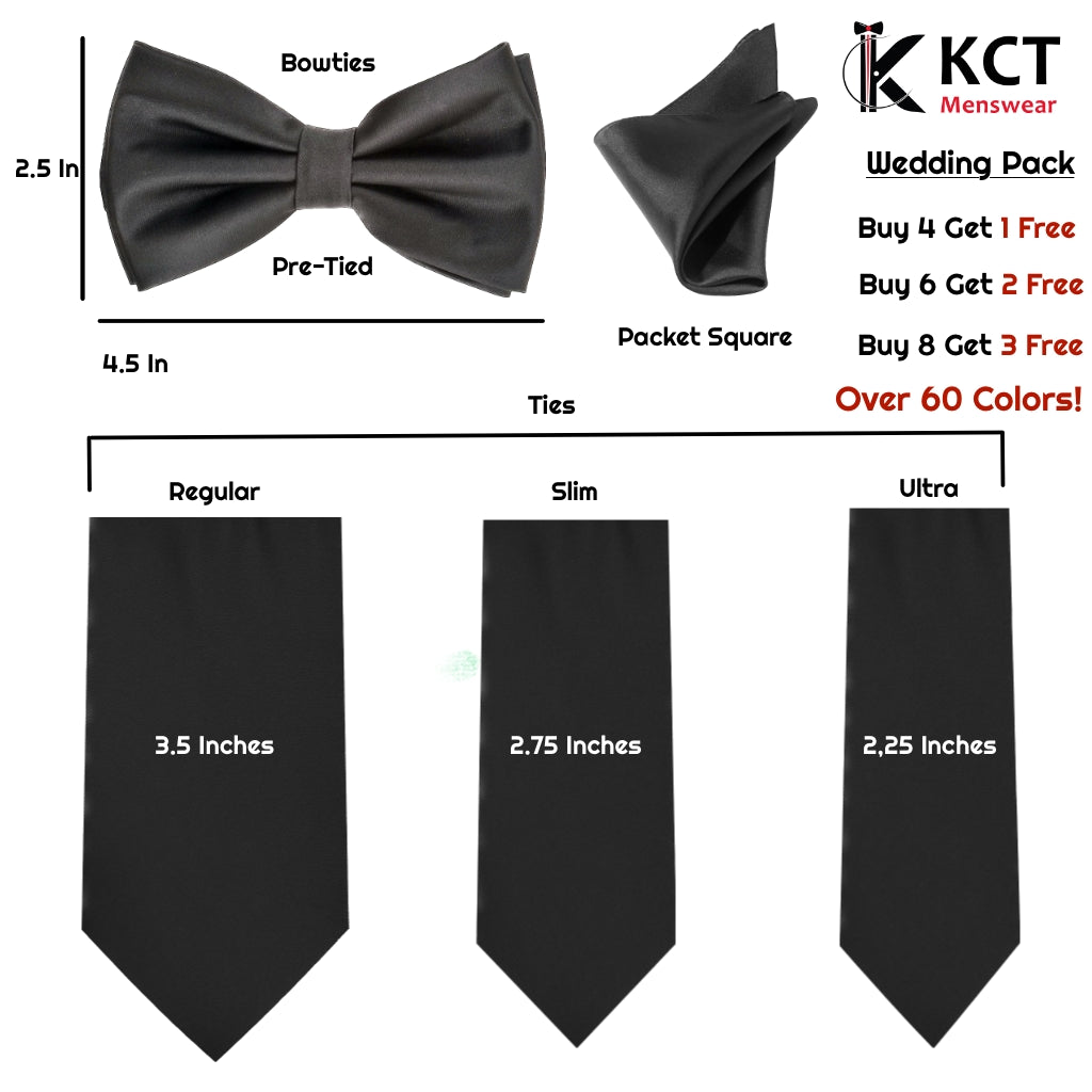 Wedding Bundle Offer - Save on Bowties and Ties for Grooms & Groomsmen