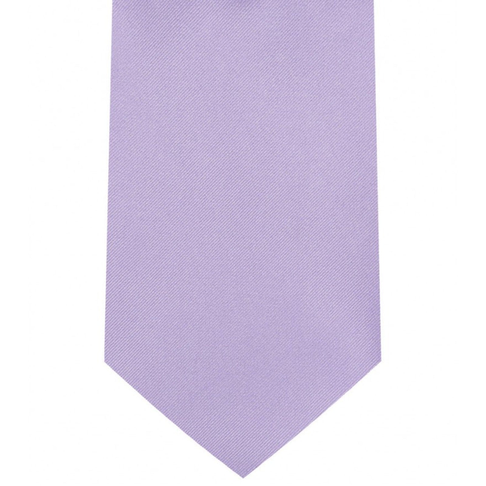 Classic Lilac Tie Regular width 3.5 inches With Matching Pocket Square | KCT Menswear