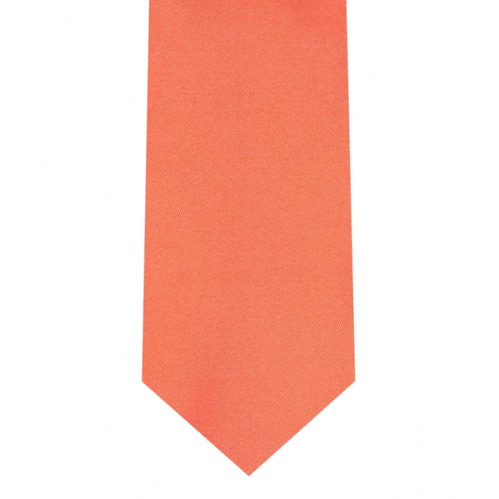 Classic Coral Tie Skinny width 2.75 inches With Matching Pocket Square | KCT Menswear