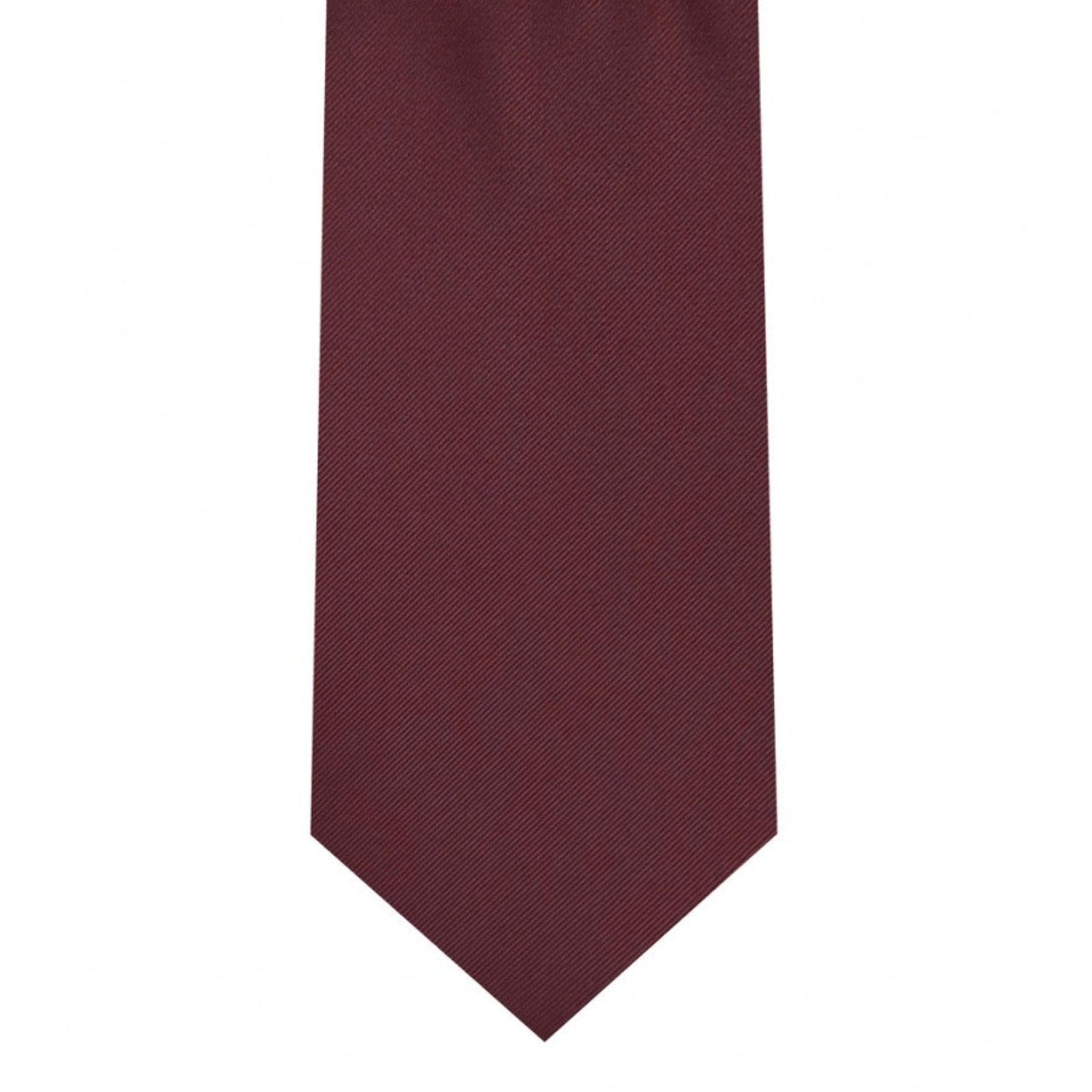 Classic Burgundy Tie Skinny width 2.75 inches With Matching Pocket Square | KCT Menswear