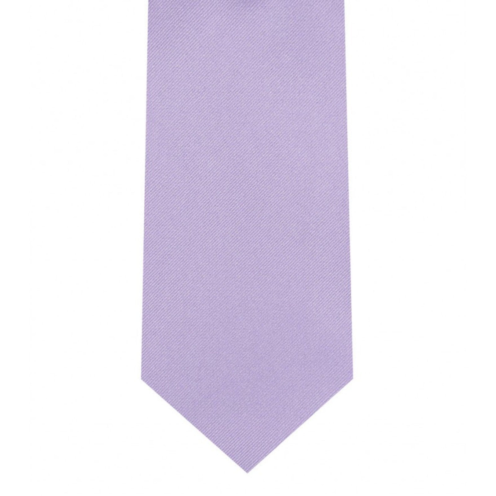 Classic Lilac Tie Skinny width 2.75 inches With Matching Pocket Square | KCT Menswear