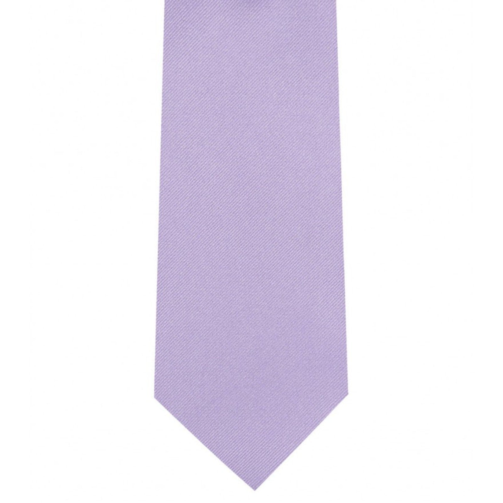 Classic Lilac Tie Ultra Skinny tie width 2.25 inches With Matching Pocket Square | KCT Menswear