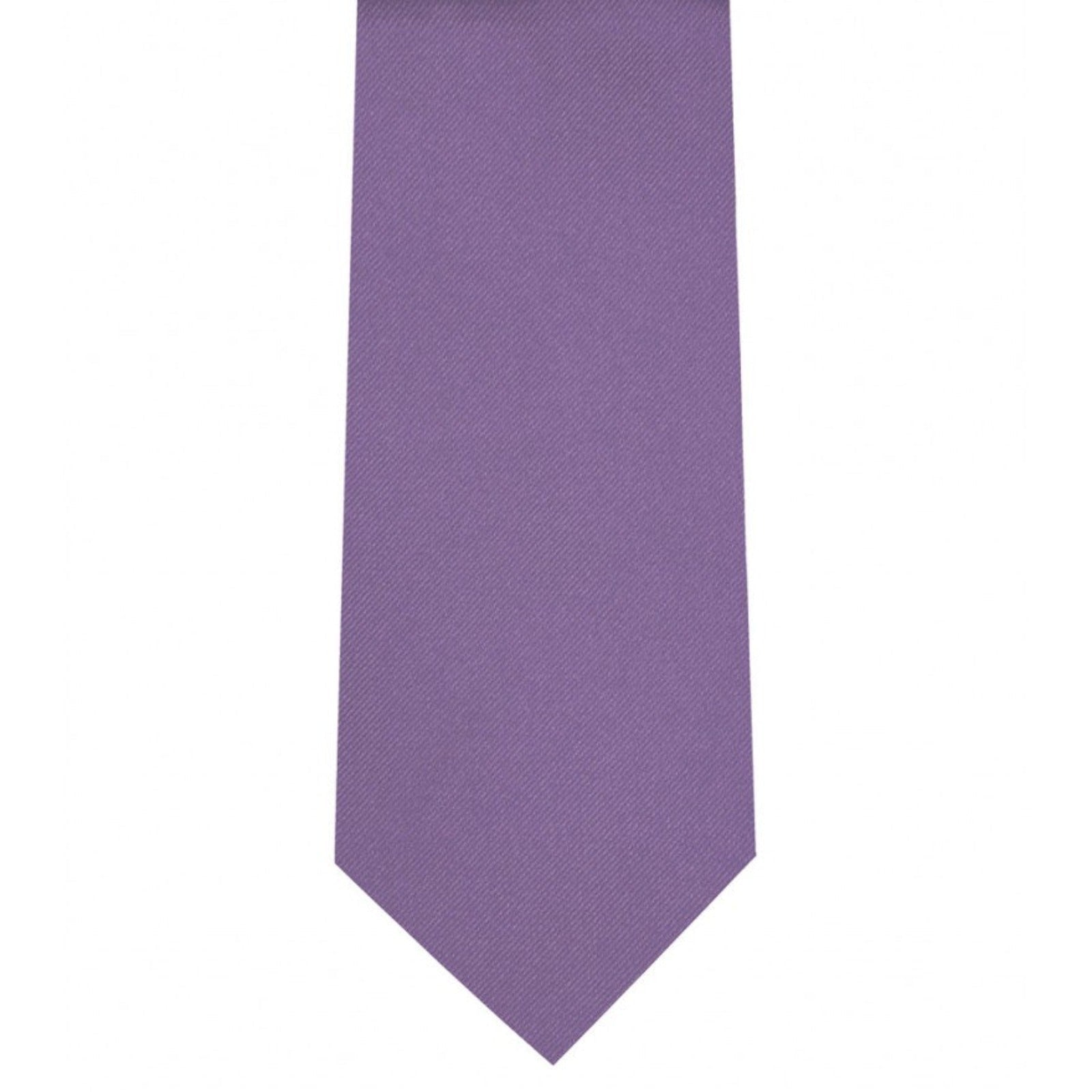 Classic Pastel Purple Tie Ultra Skinny tie width 2.25 inches With Matching Pocket Square | KCT Menswear