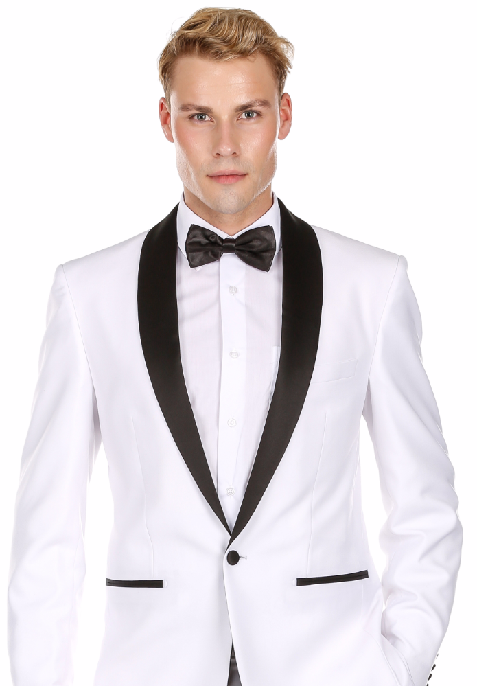 Slim White Tuxedo