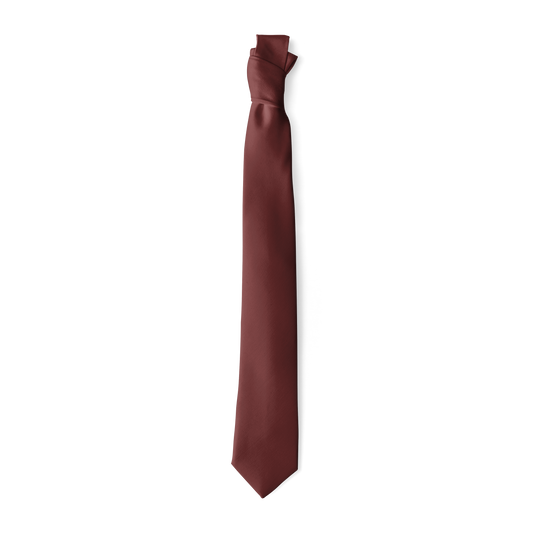 Burgundy Skinny Tie