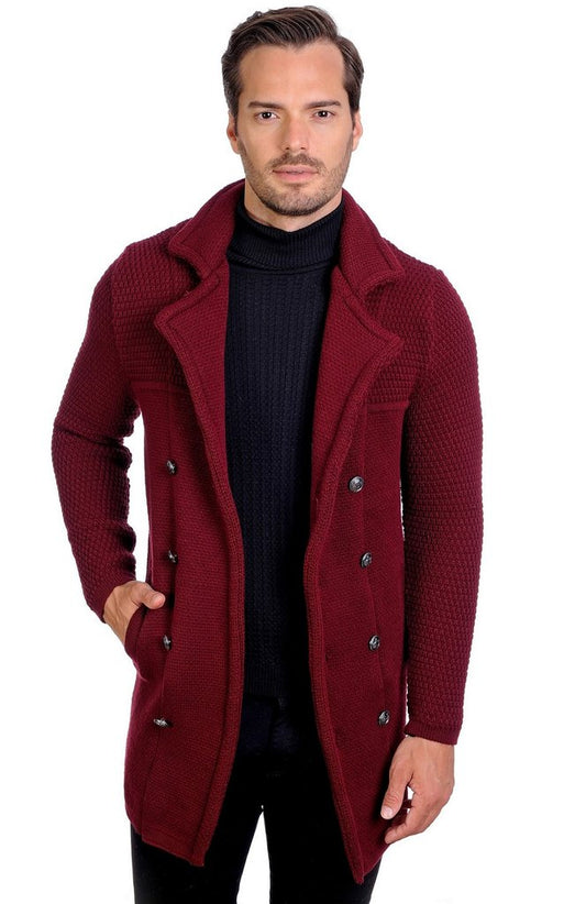 Burgundy Cardigan