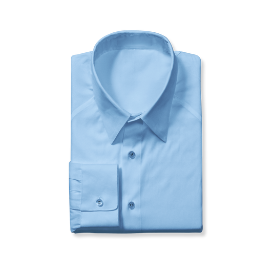 Slim Cut Light Blue Dress Shirt