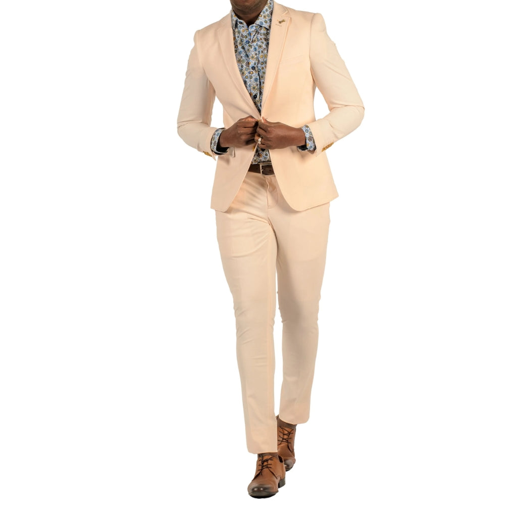 Tan Stretch Suit - Travelers Suit