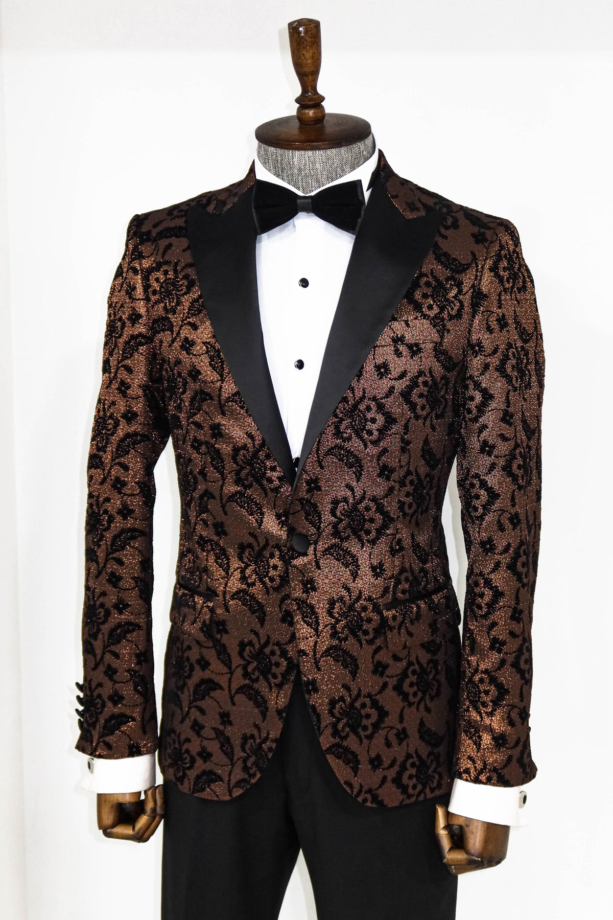 Rose Brown Sparkle Prom Blazer