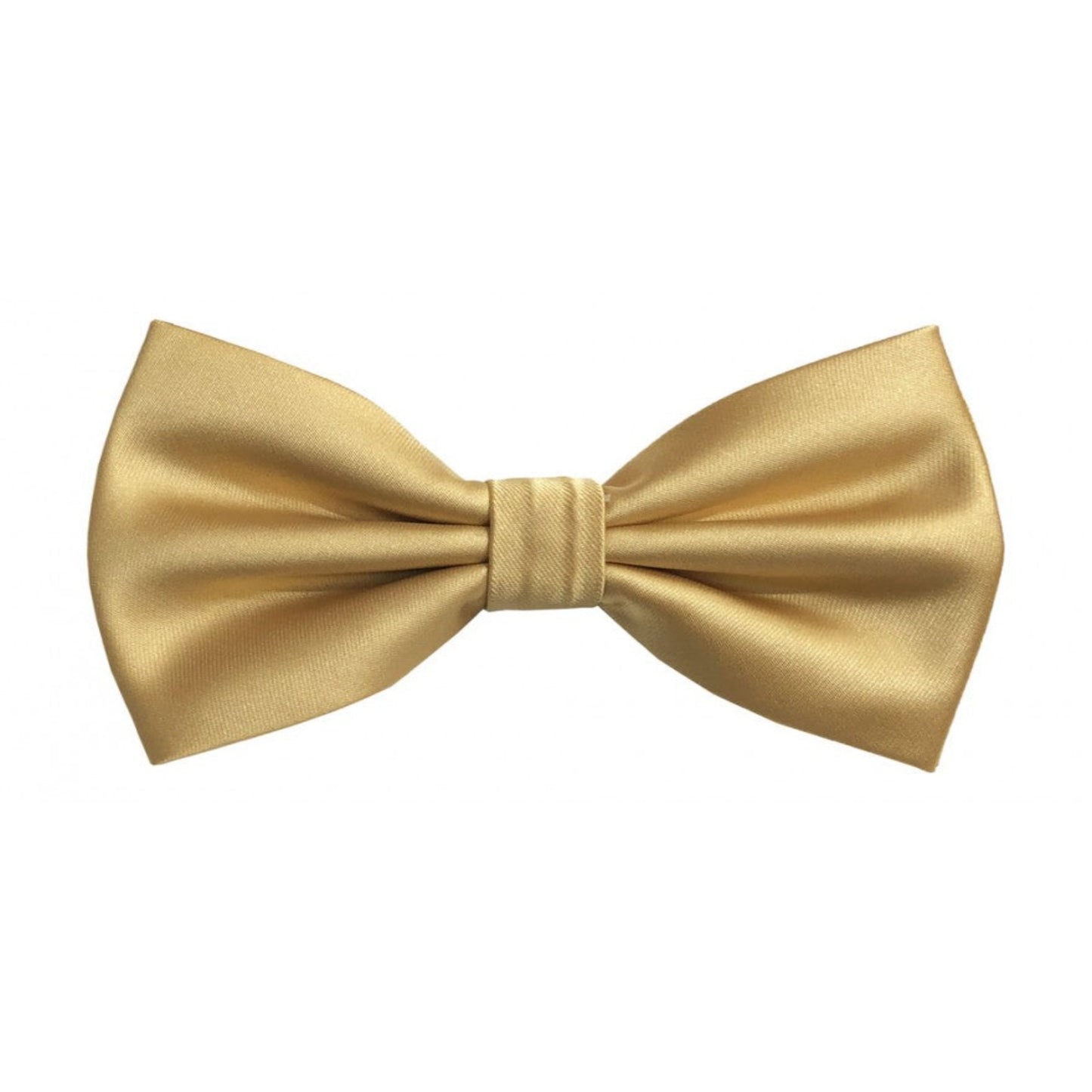 Classic Gold Bowtie With Matching Pocket Square | KCT Menswear