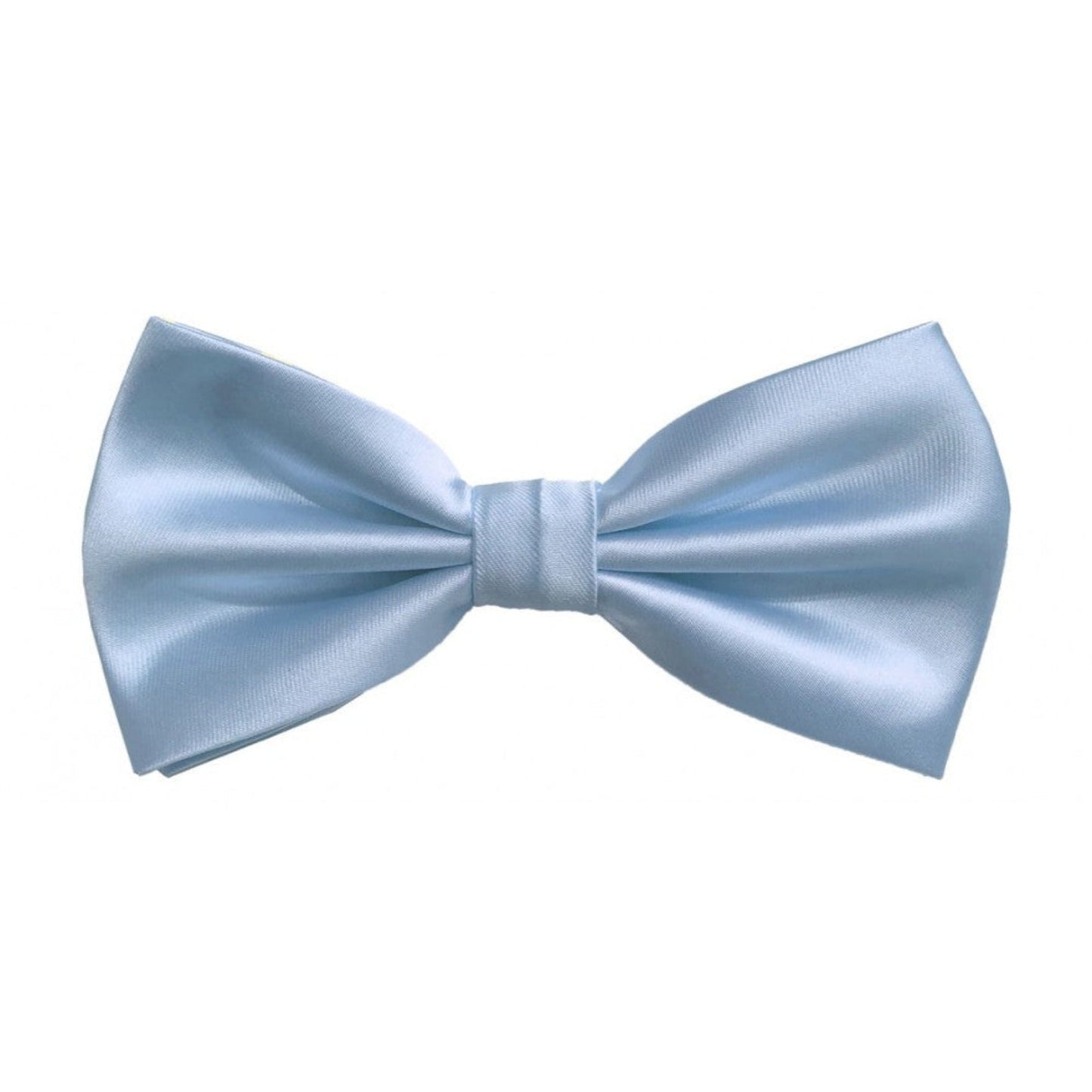 Classic Powder Blue Bowtie With Matching Pocket Square | KCT Menswear 