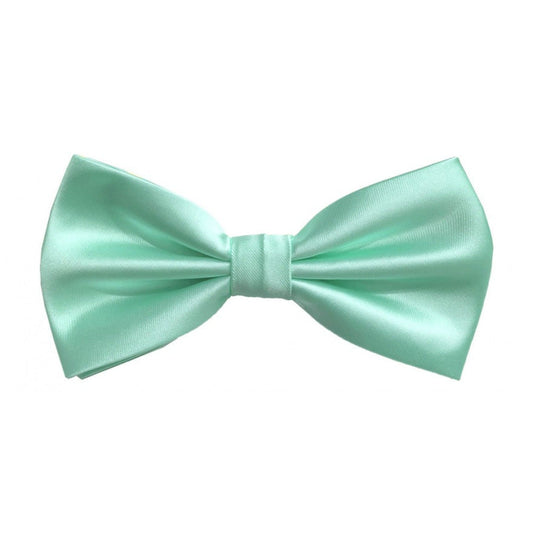 Classic Aqua Bowtie With Matching Pocket Square | KCT Menswear