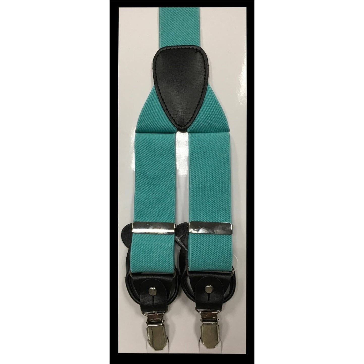 Dark Teal Suspenders