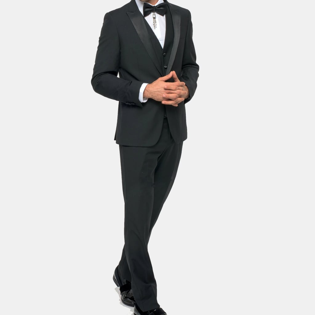 Black Three Piece Tuxedo