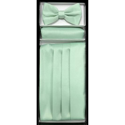 Mint Cummerbund Set