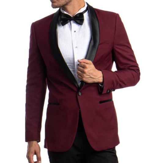 Slim Burgundy Tuxedo