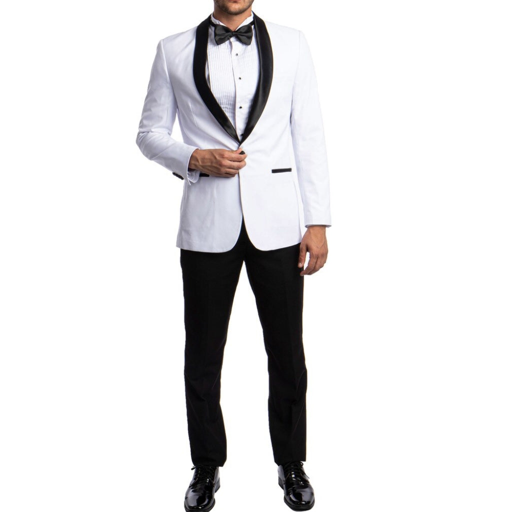 Slim White Tuxedo