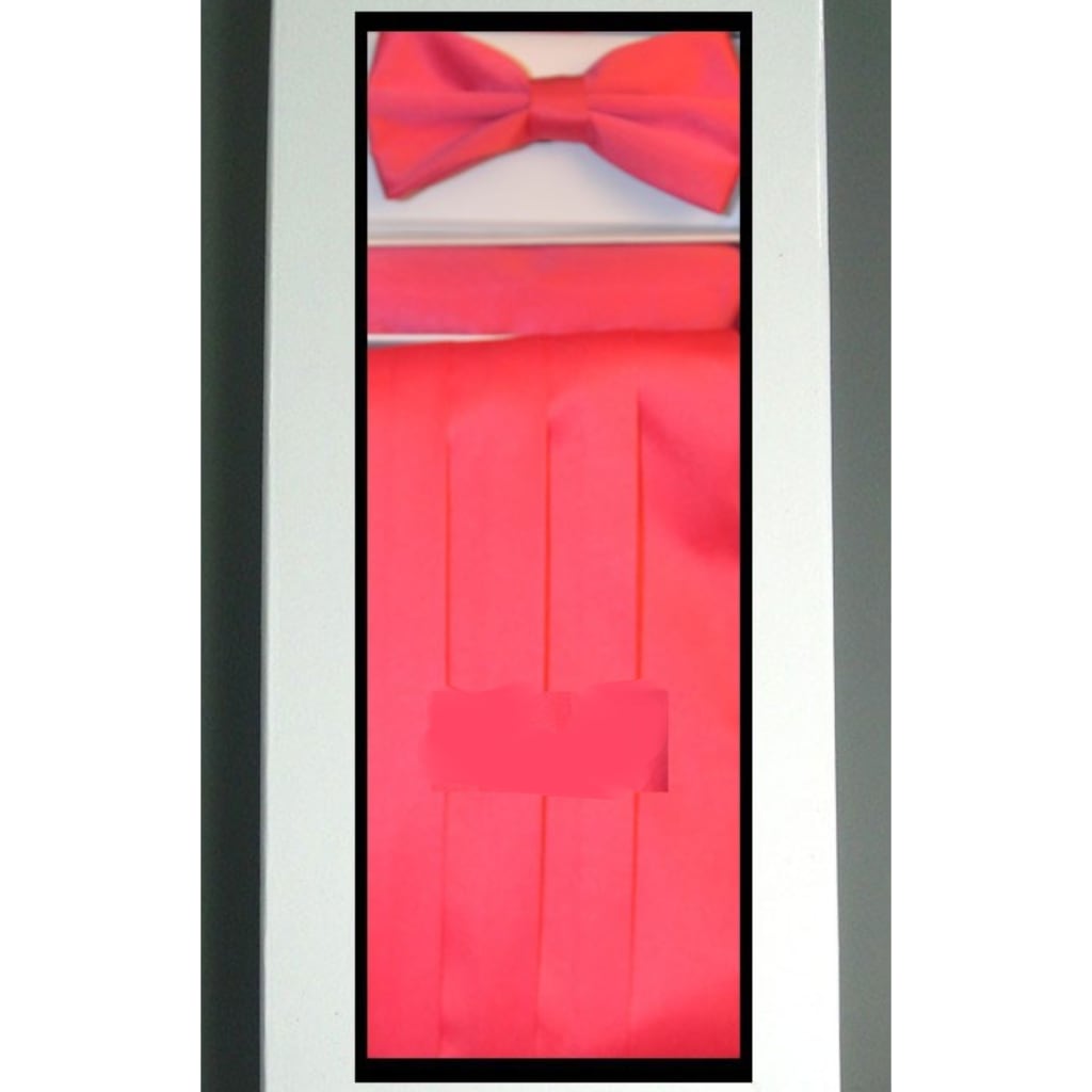 Pink Cummerbund Set