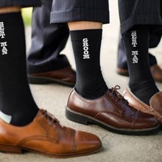 Groom, Groomsmen, Best Man Socks