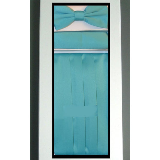 Teal Cummerbund Set