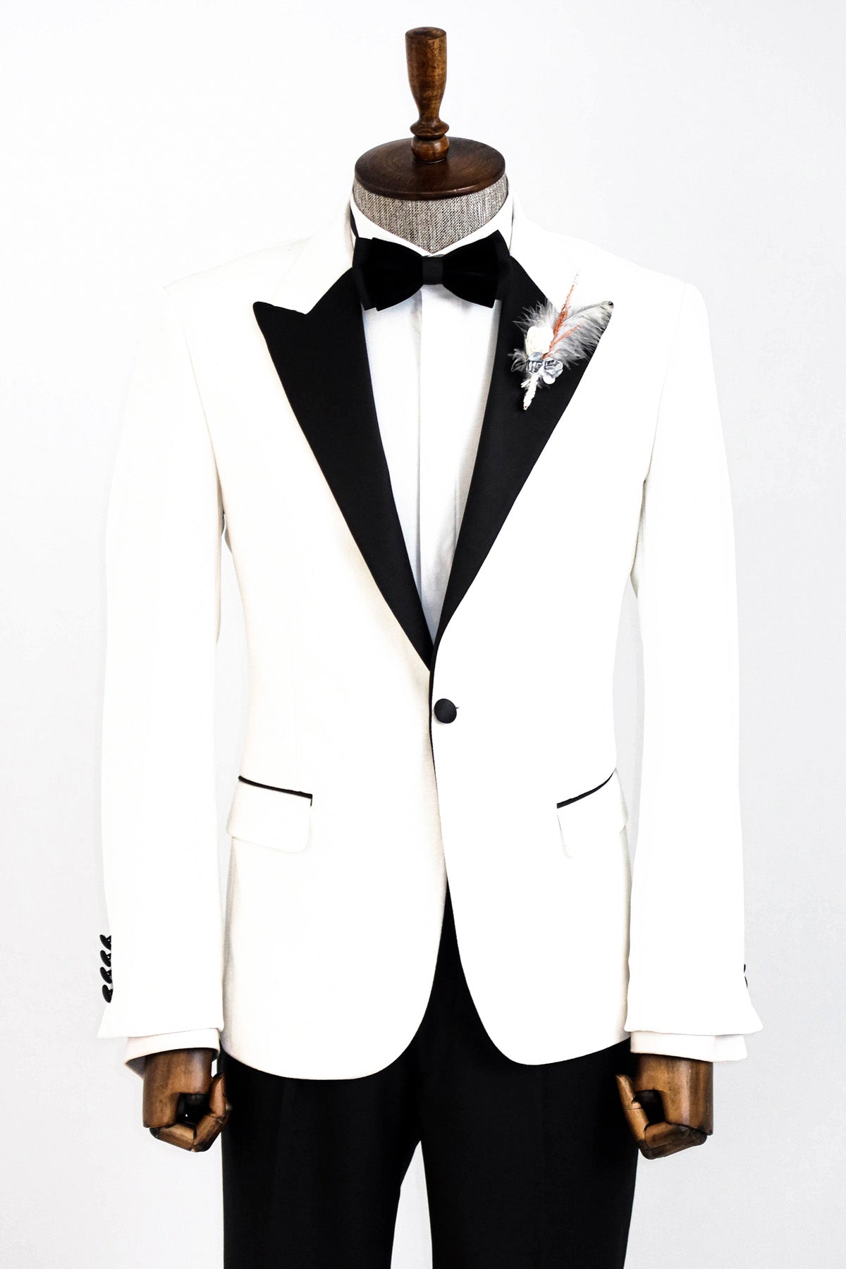 White Velvet Blazer